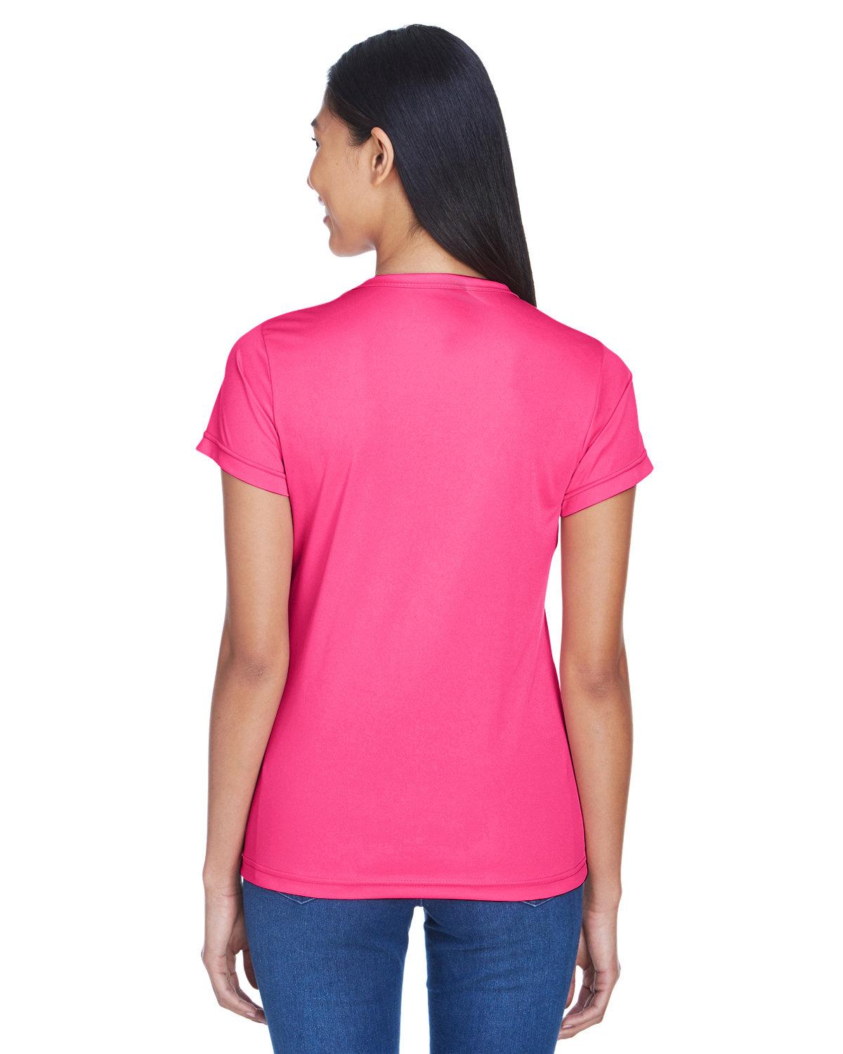 8420L UltraClub Ladies Cool & Dry Sport Performance Interlock T-Shirt - Back Image