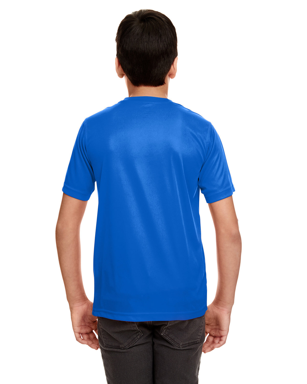 8420Y UltraClub Youth Cool & Dry Sport Performance Interlock T-Shirt 8420Y UltraClub Youth Cool & Dry Sport Performance Interlock T-Shirt - Back Image