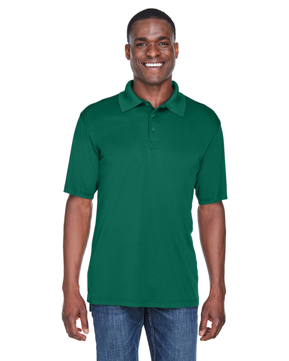 8425 UltraClub Mens Cool & Dry Sport Performance Interlock Polo