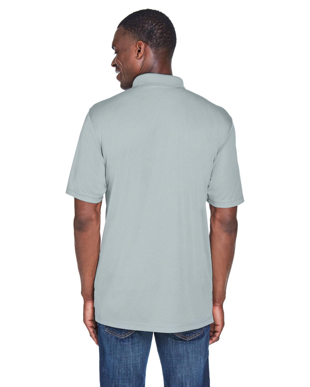 8425 UltraClub Mens Cool & Dry Sport Performance Interlock Polo - Back Image