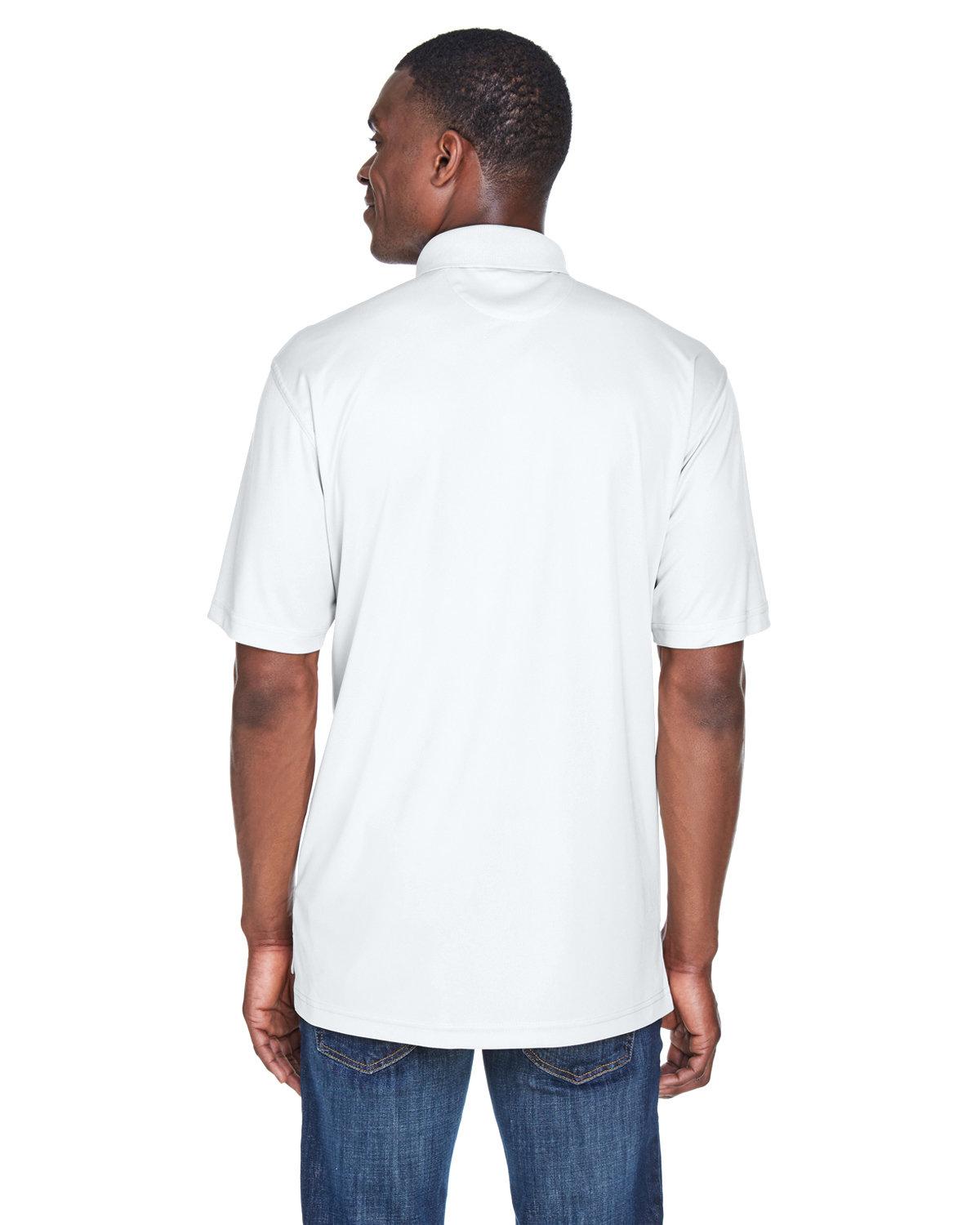 8425 UltraClub Mens Cool & Dry Sport Performance Interlock Polo 8425 UltraClub Mens Cool & Dry Sport Performance Interlock Polo - Back Image