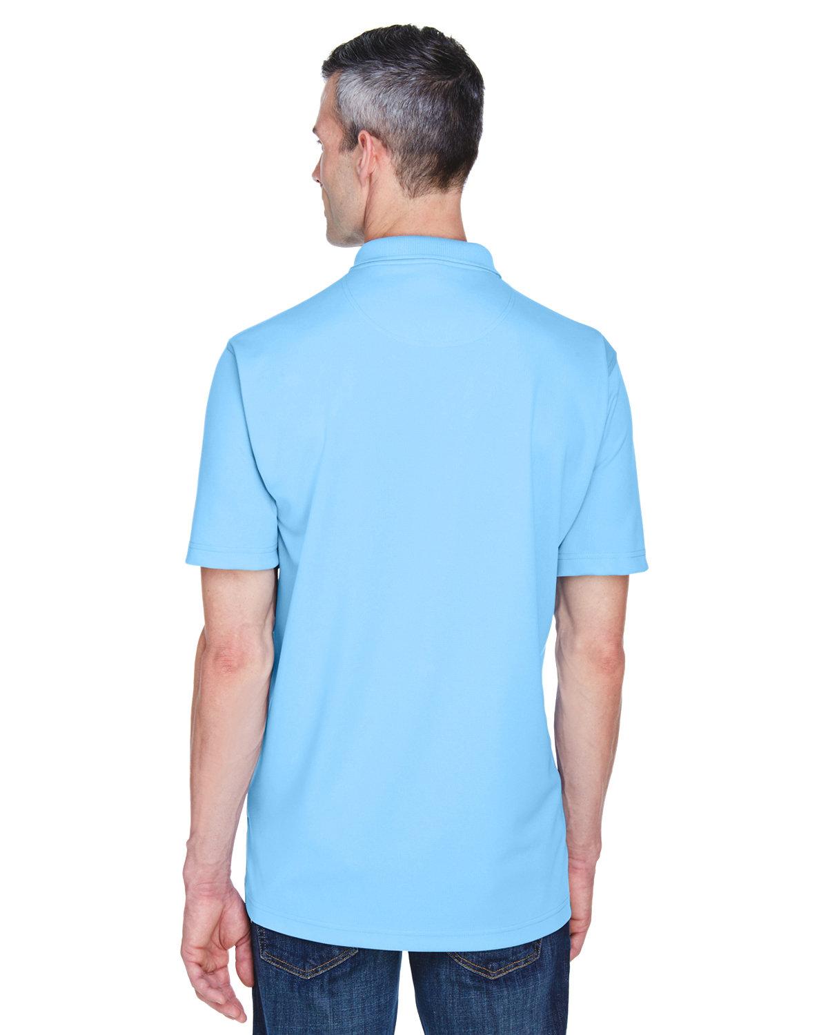 8445 UltraClub Mens Cool & Dry Stain-Release Performance Polo 8445 UltraClub Mens Cool & Dry Stain-Release Performance Polo - Back Image