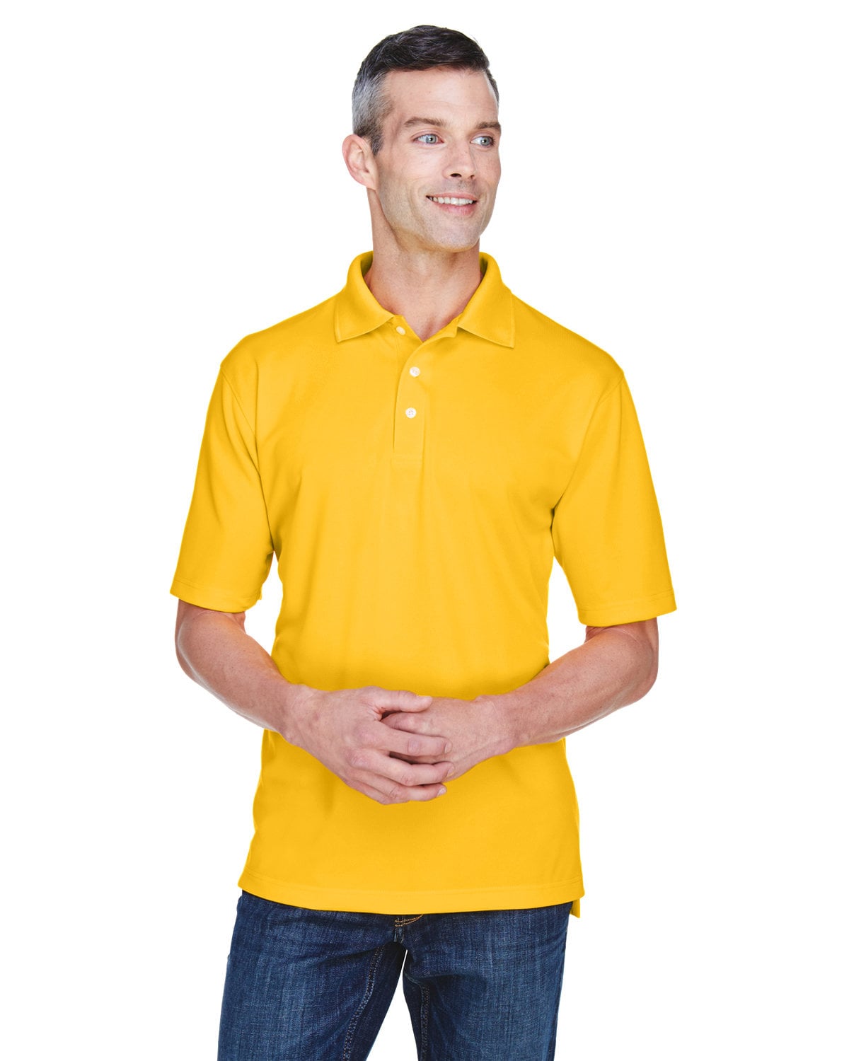 8445 UltraClub Mens Cool & Dry Stain-Release Performance Polo