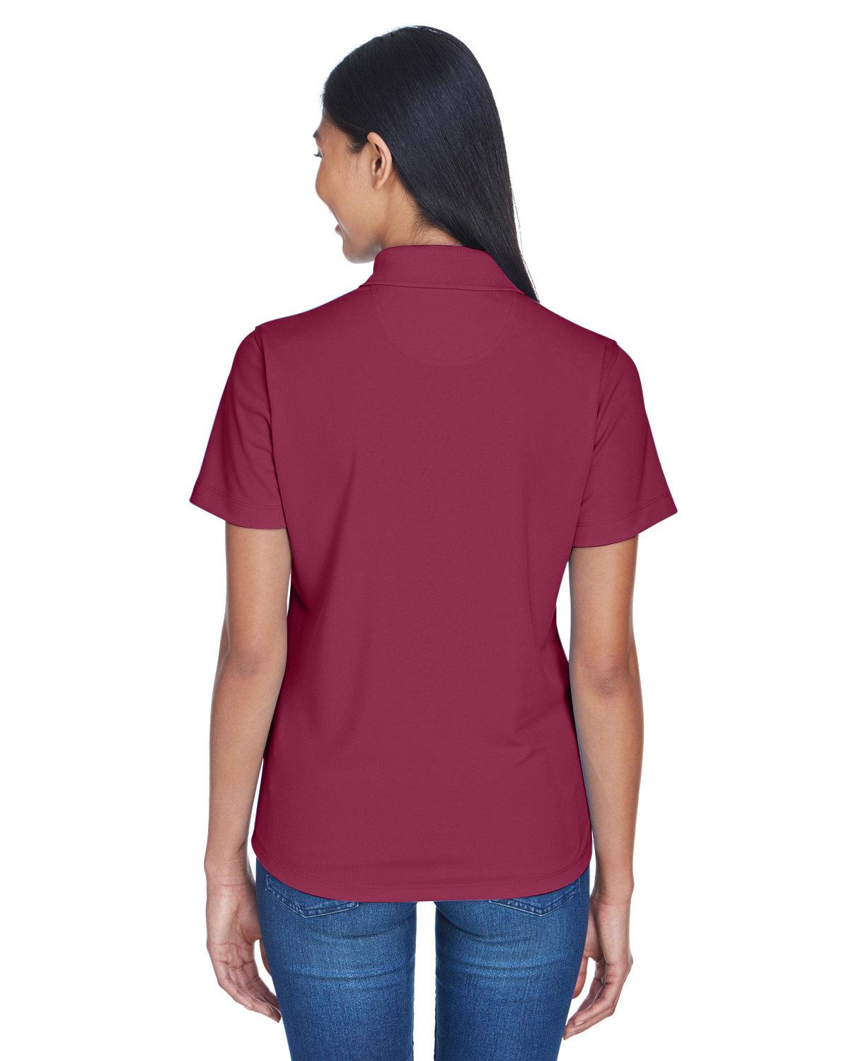 8445L UltraClub Ladies Cool & Dry Stain-Release Performance Polo - Back Image