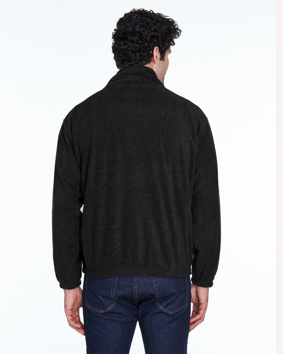 8485 UltraClub Mens Iceberg Fleece Full-Zip Jacket - Back Image