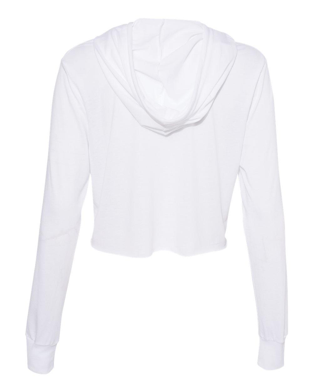 8512 Bella + Canvas Women’s Triblend Cropped Long Sleeve Hoodie 8512 Bella + Canvas Women’s Triblend Cropped Long Sleeve Hoodie - Back Image