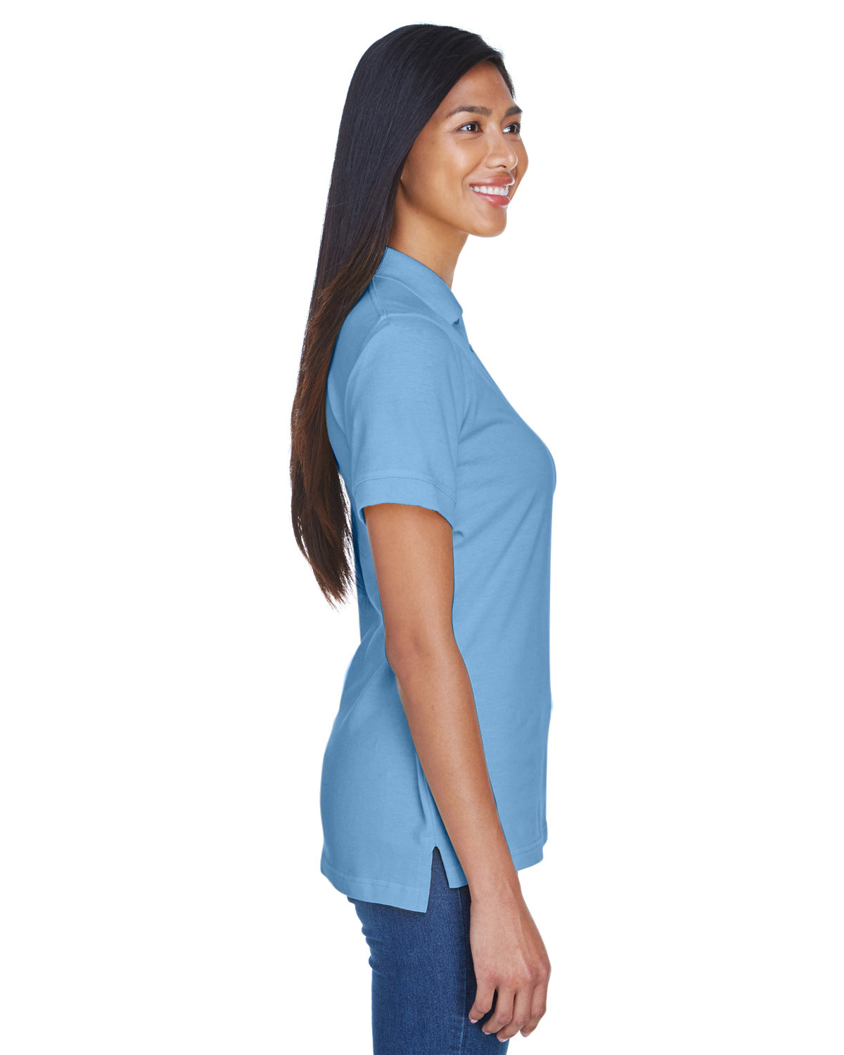 8530 UltraClub Ladies Classic Piqué Polo - Siide Image