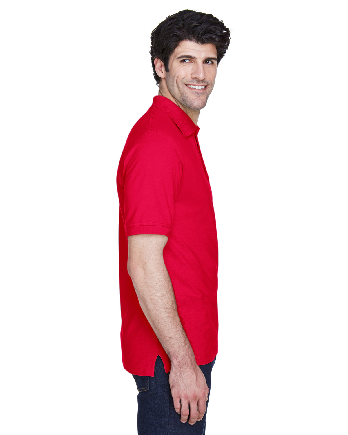8535 UltraClub Mens Classic Piqué Polo - Siide Image