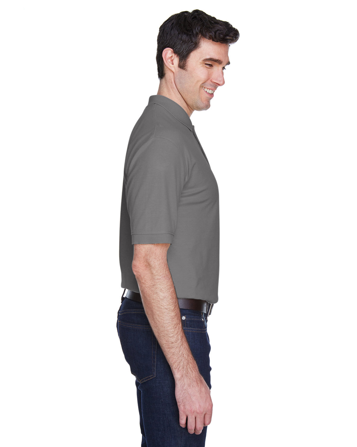 8540 UltraClub Mens Whisper Piqué Polo - Siide Image