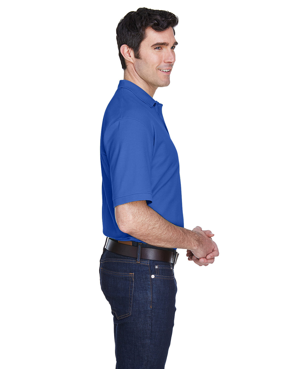 8540 UltraClub Mens Whisper Piqué Polo - Siide Image