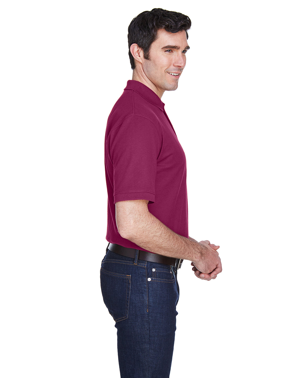 8540 UltraClub Mens Whisper Piqué Polo - Siide Image