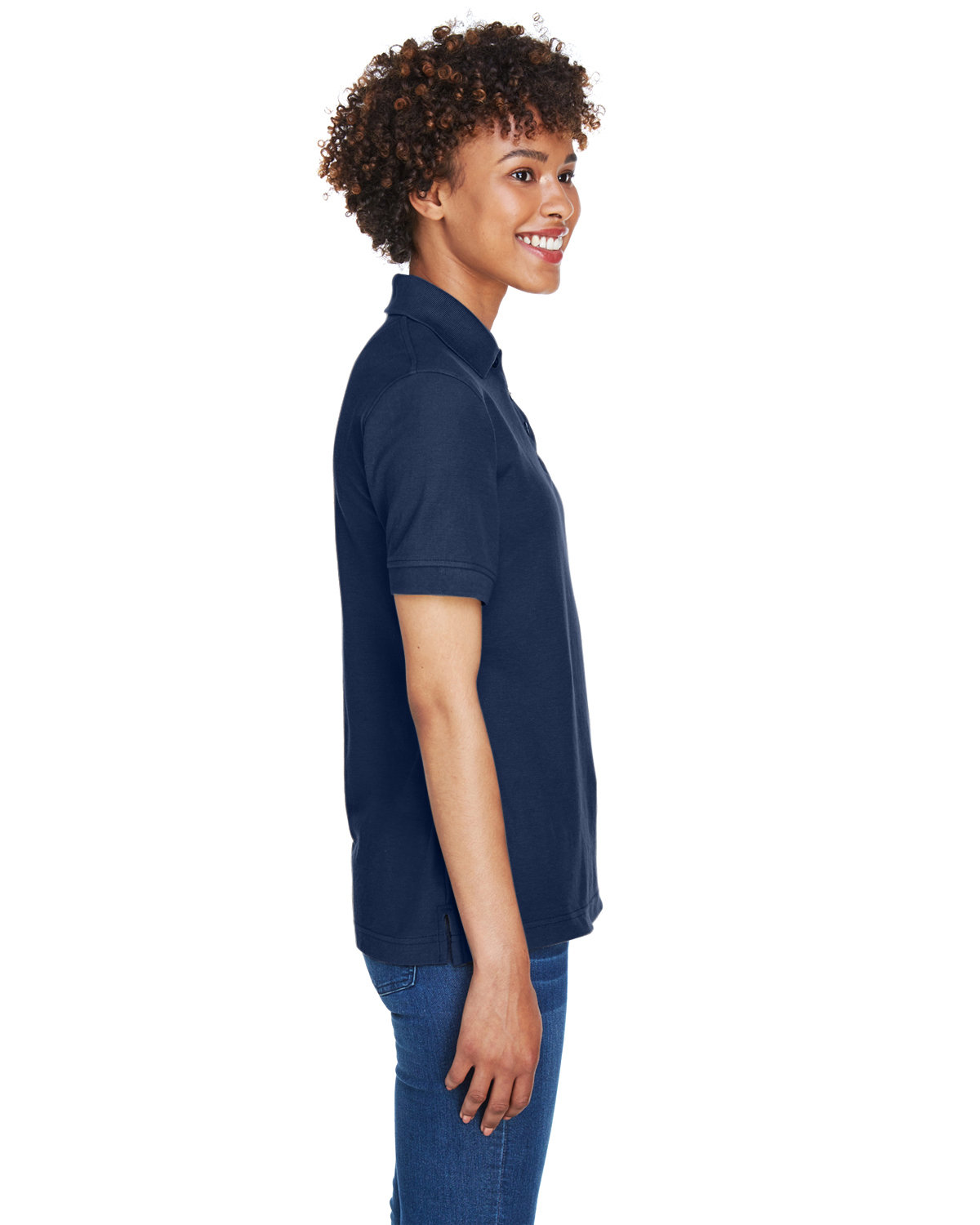 8541 UltraClub Ladies Whisper Piqué Polo - Siide Image