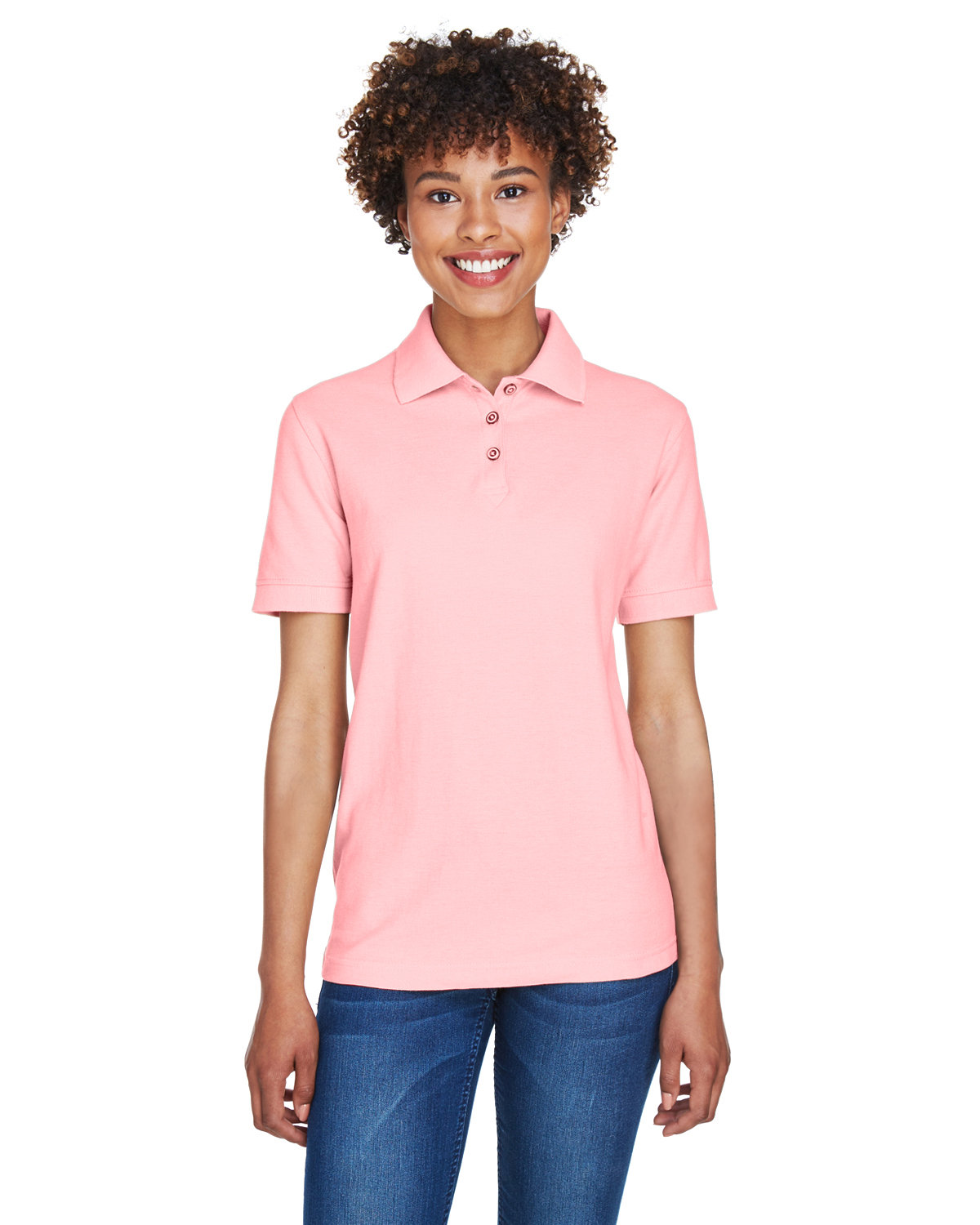 8541 UltraClub Ladies Whisper Piqué Polo