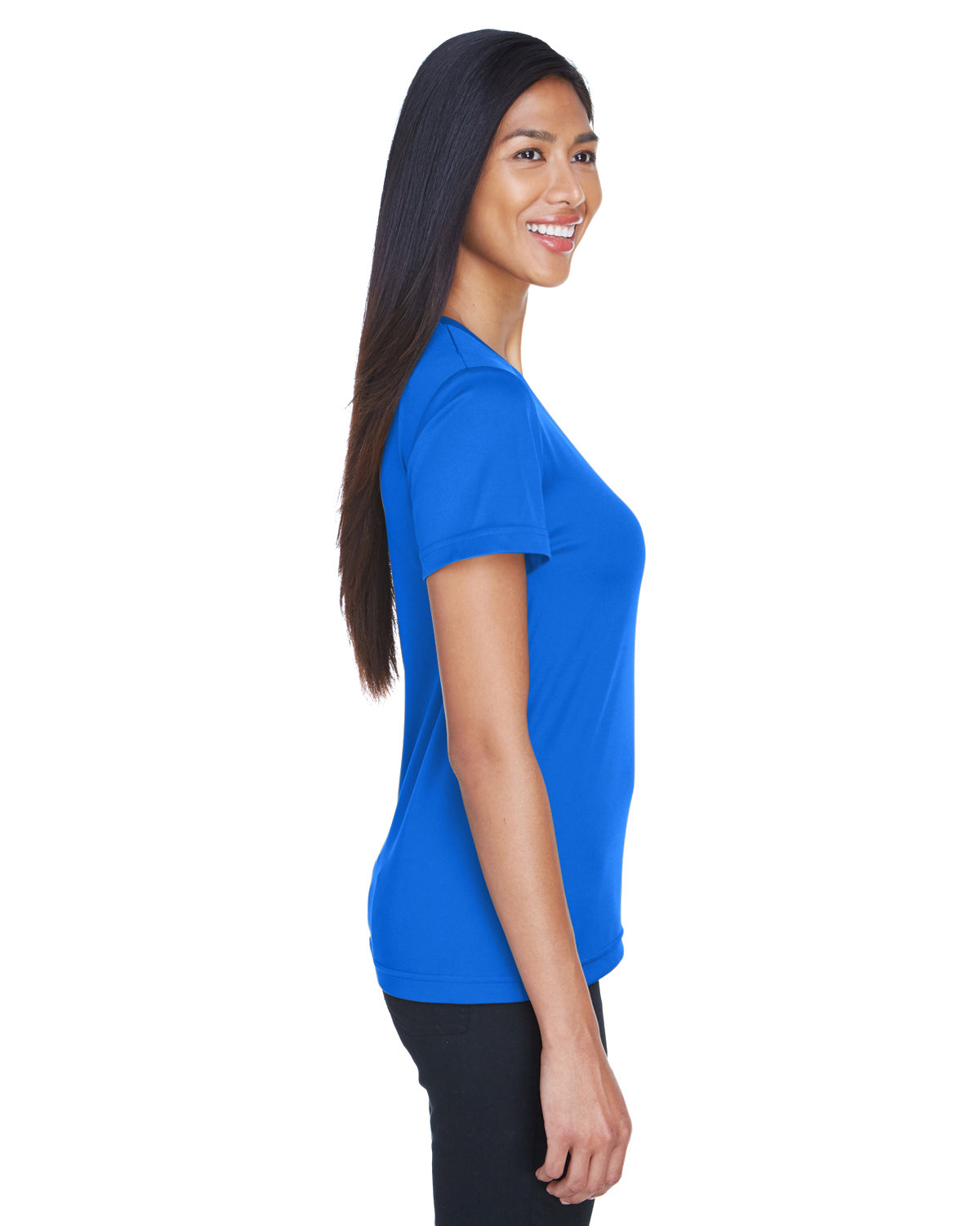 8620L UltraClub Ladies Cool & Dry Basic Performance T-Shirt - Siide Image