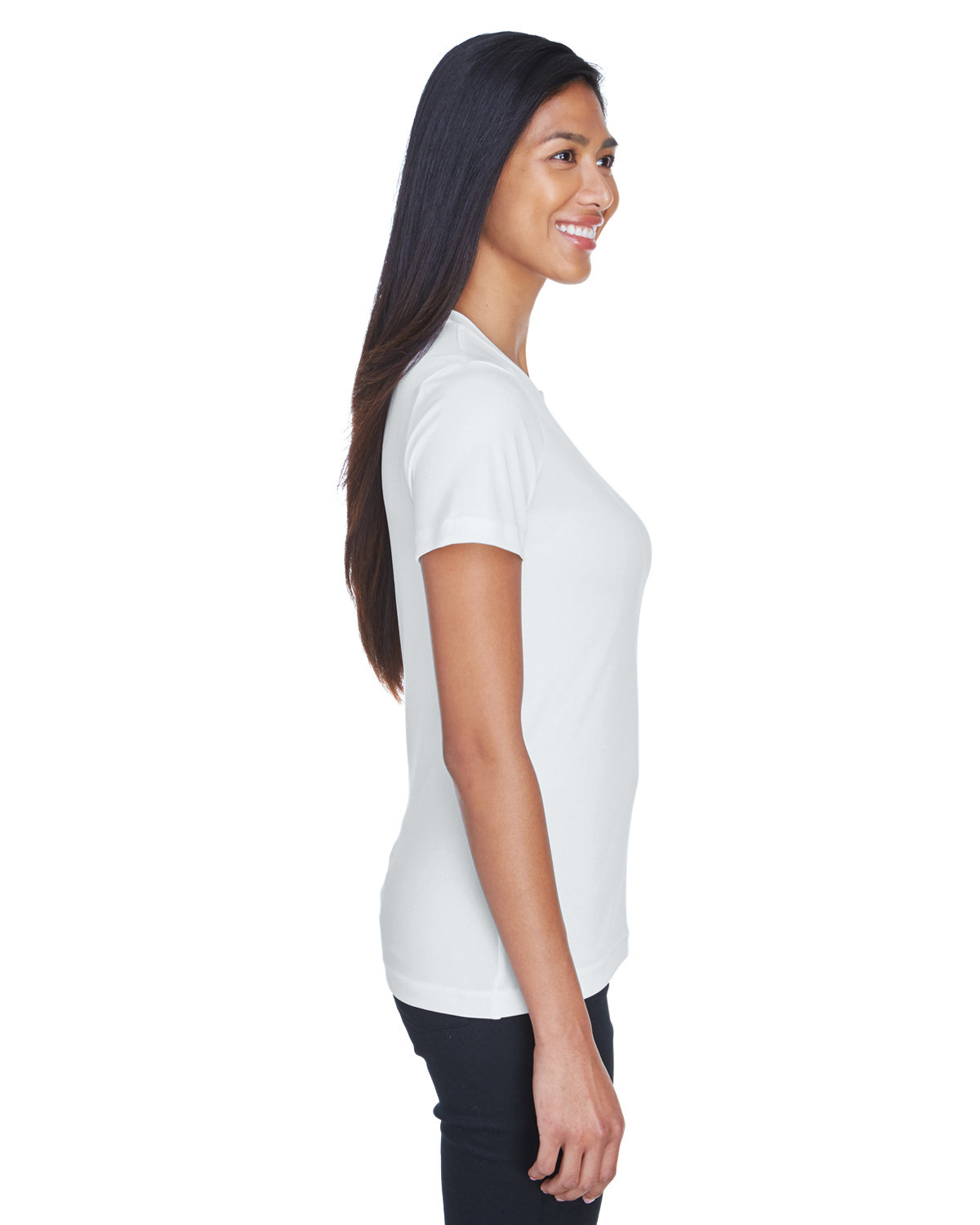 8620L UltraClub Ladies Cool & Dry Basic Performance T-Shirt - Siide Image