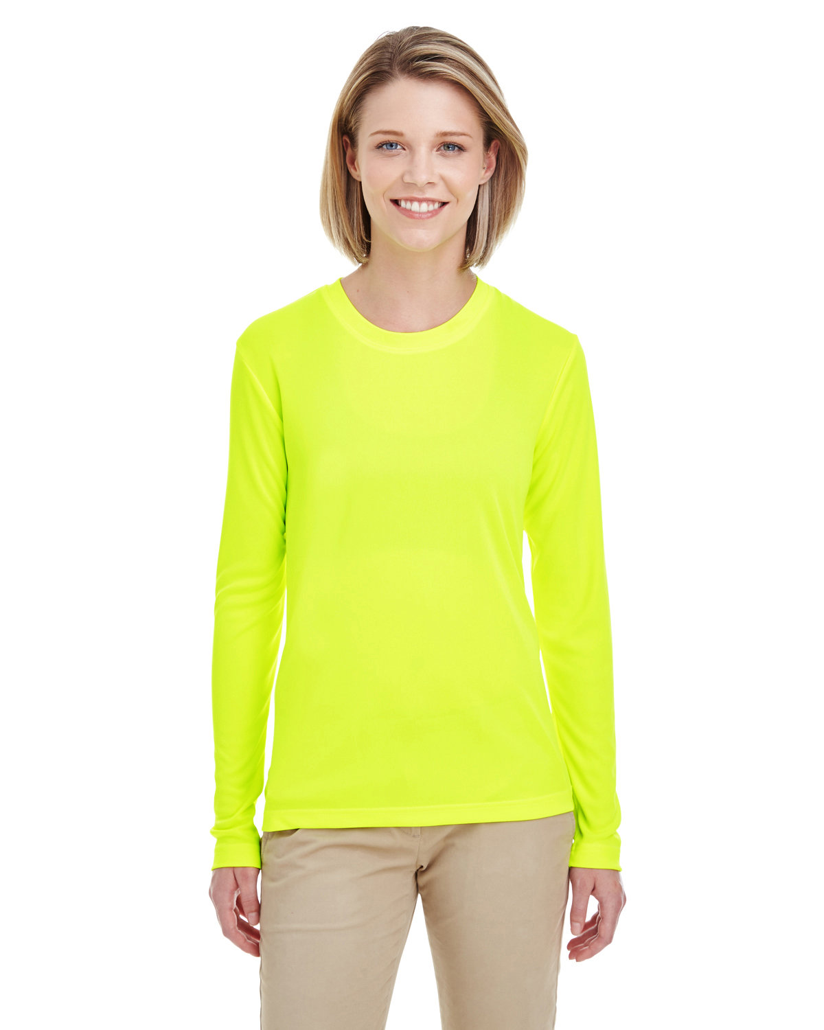 8622W UltraClub Ladies Cool & Dry Performance Long-Sleeve Top