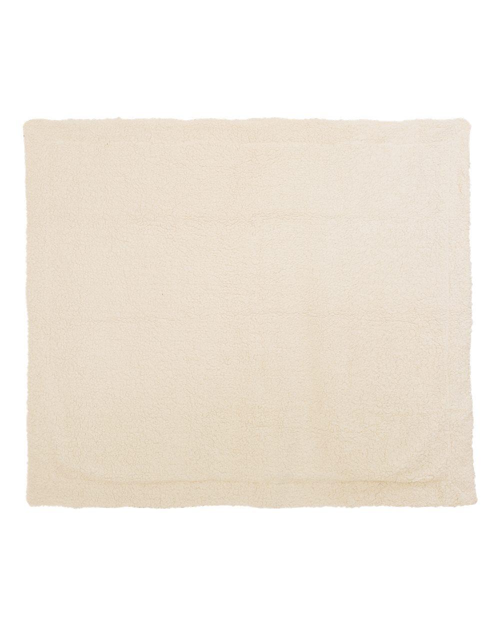 8712 Alpine Fleece Micro Mink Sherpa Blanket 8712 Alpine Fleece Micro Mink Sherpa Blanket - Back Image