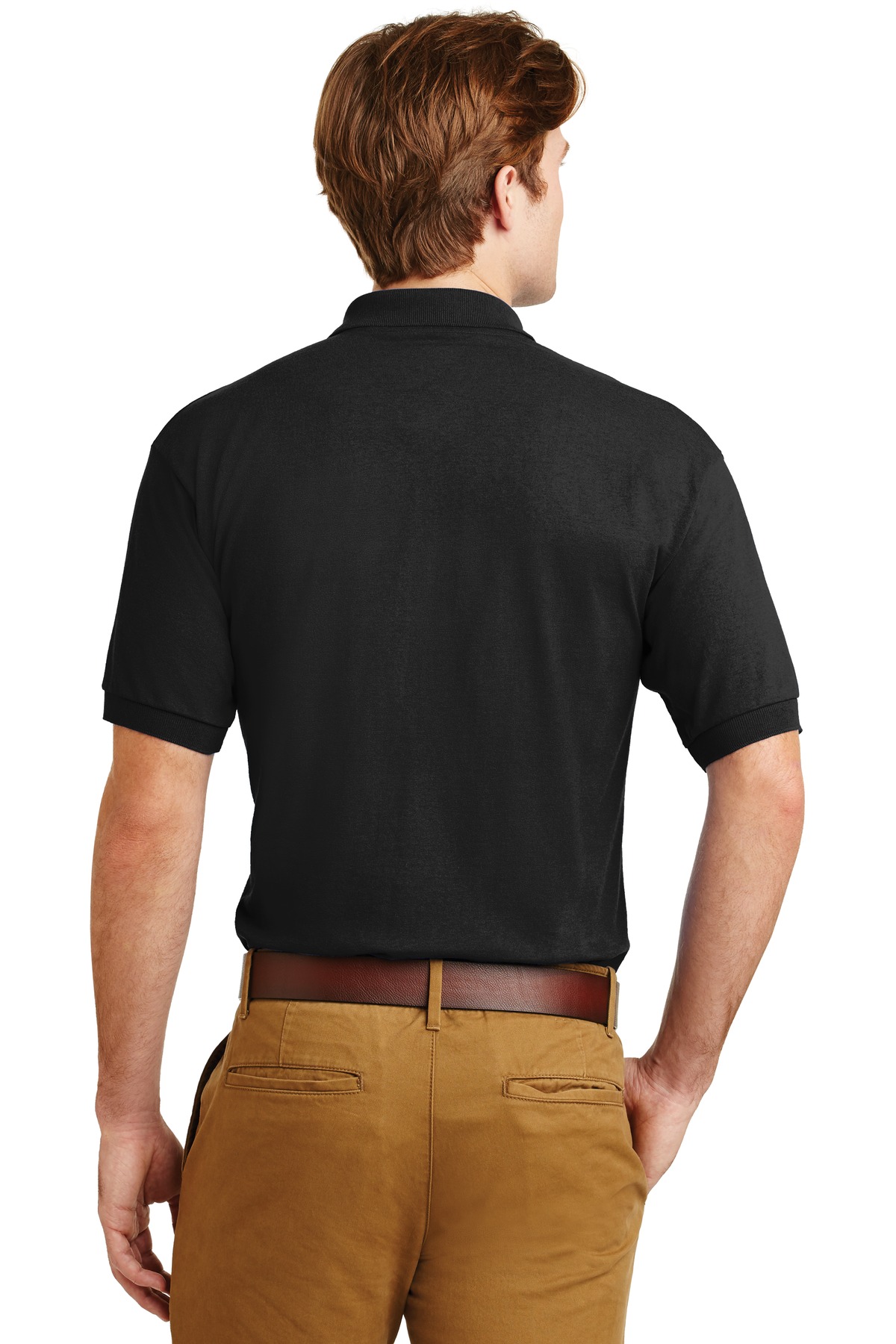 8800 Gildan DryBlend Jersey Sport Shirt - Back Image