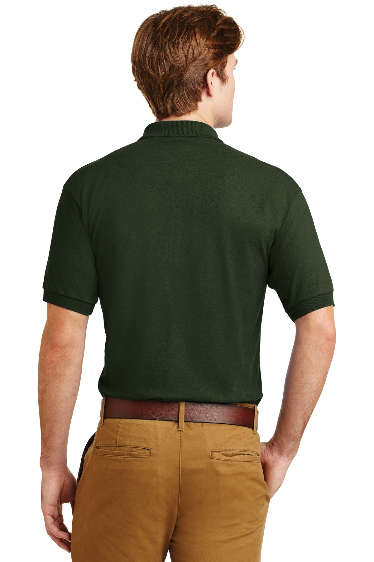 8800 Gildan DryBlend Jersey Sport Shirt - Back Image
