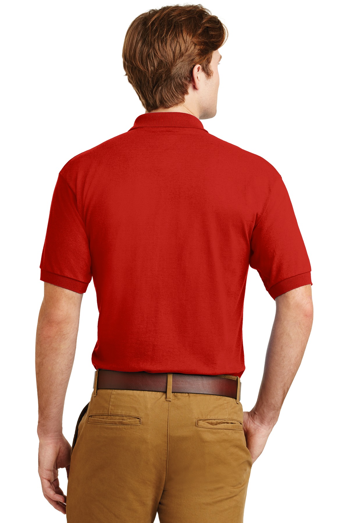 8800 Gildan DryBlend Jersey Sport Shirt - Back Image
