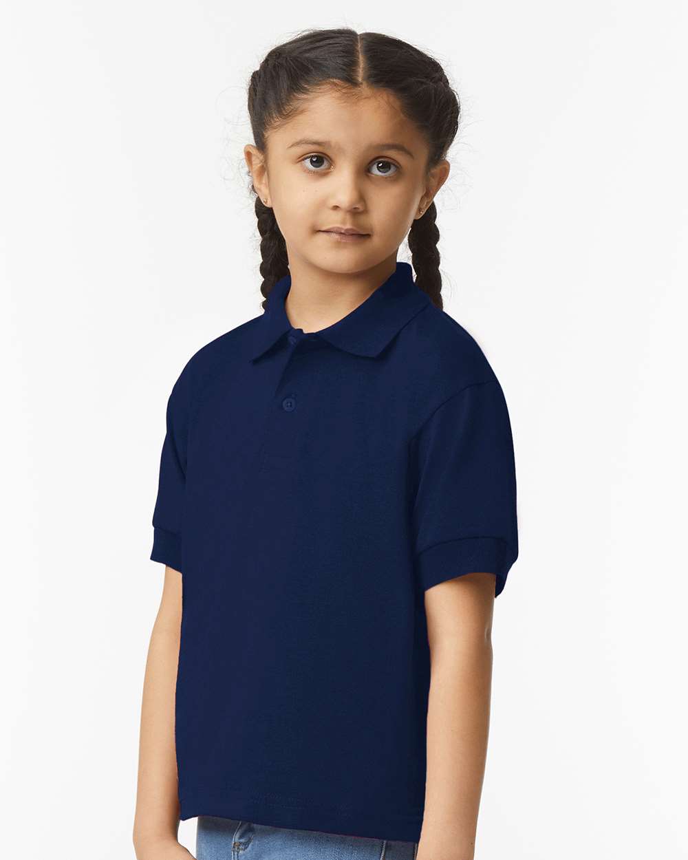 8800B Gildan Youth DryBlend 6-Ounce Jersey Knit Sport Shirt. - Siide Image