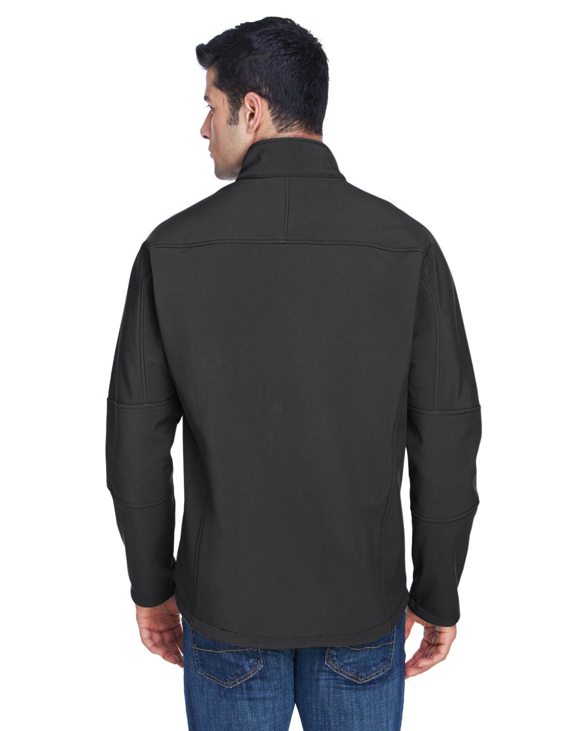 88138 North End Mens Three-Layer Fleece Bonded Soft Shell Technical Jacket - Back Image
