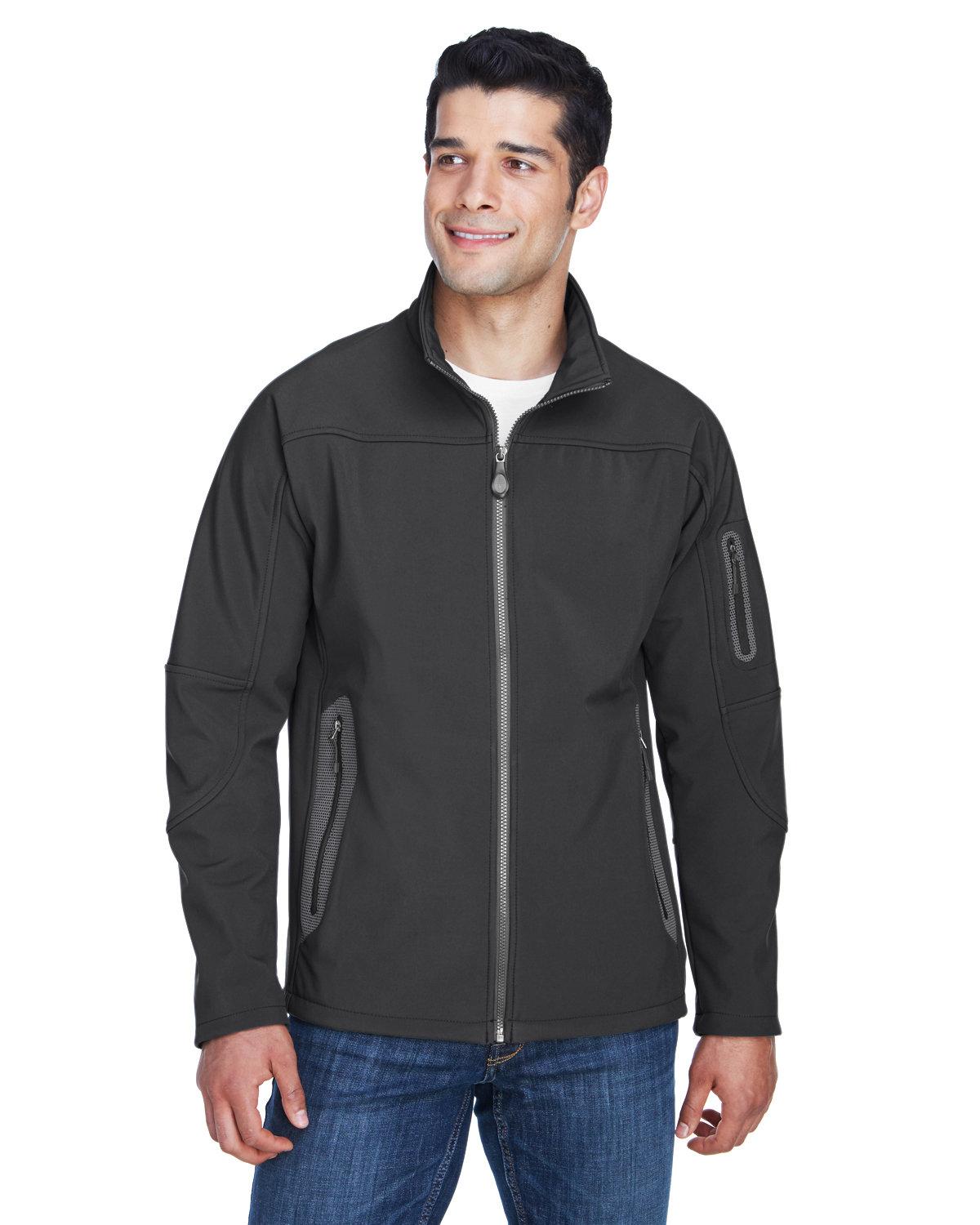 88138 North End Mens Three-Layer Fleece Bonded Soft Shell Technical Jacket