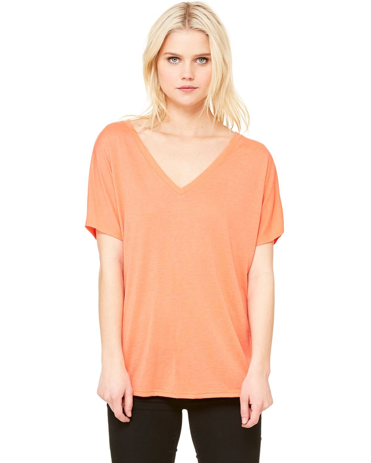 8815 Bella + Canvas Ladies' Slouchy V-Neck T-Shirt