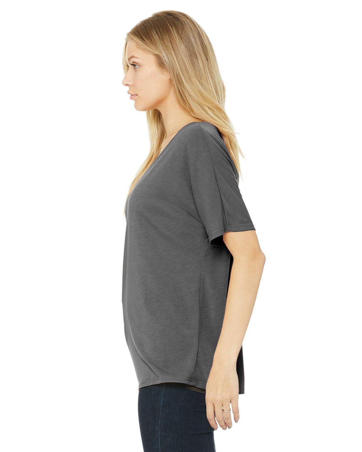 8815 Bella + Canvas Ladies' Slouchy V-Neck T-Shirt - Siide Image