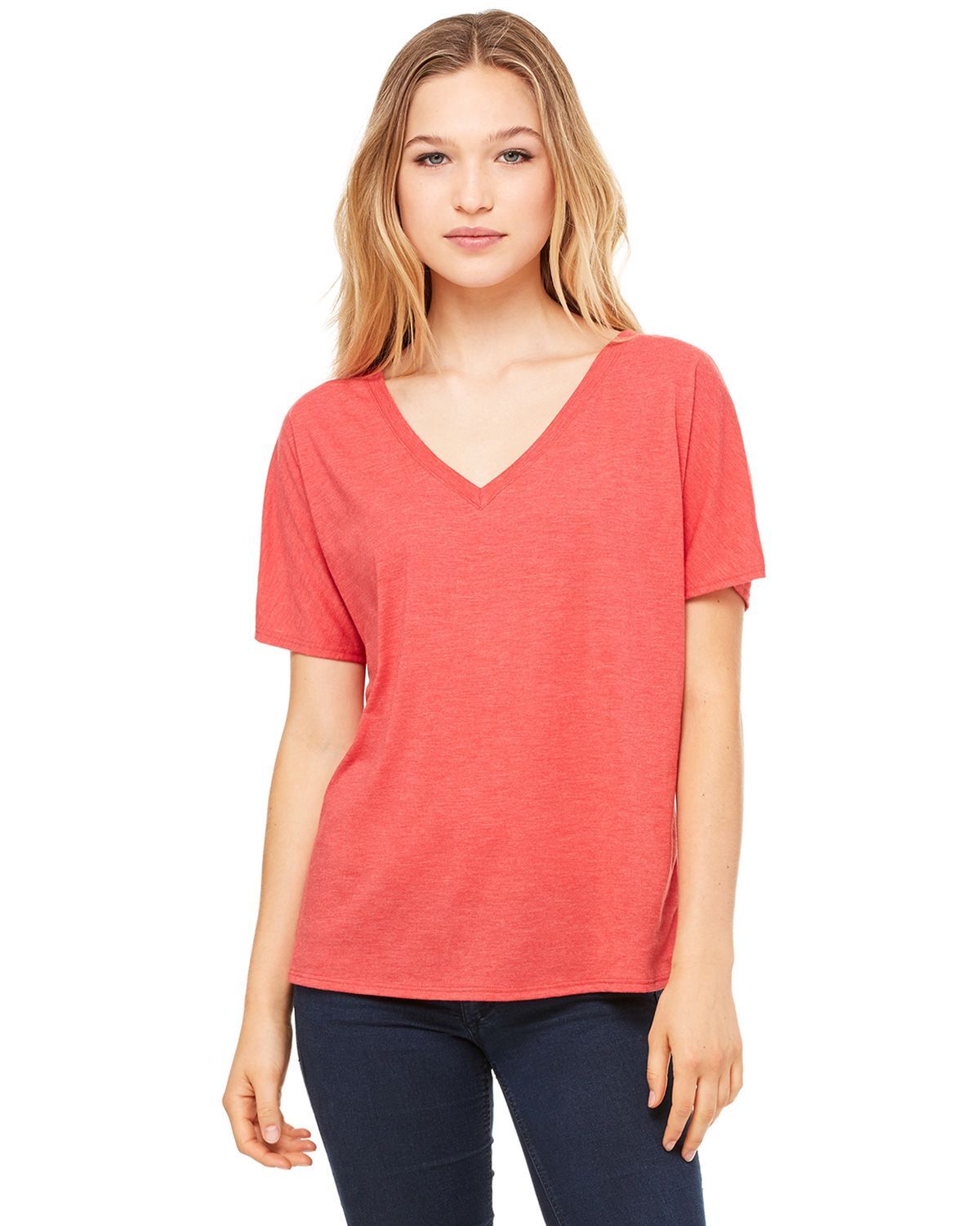 8815 Bella + Canvas Ladies' Slouchy V-Neck T-Shirt
