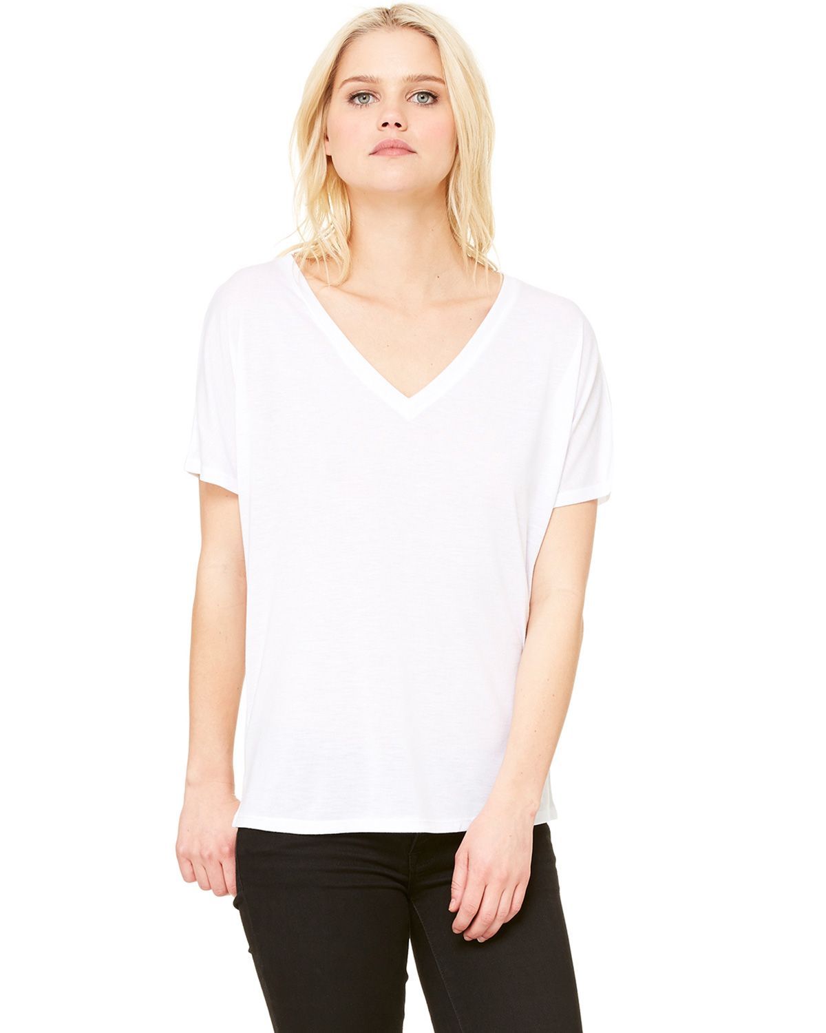 8815 Bella + Canvas Ladies' Slouchy V-Neck T-Shirt