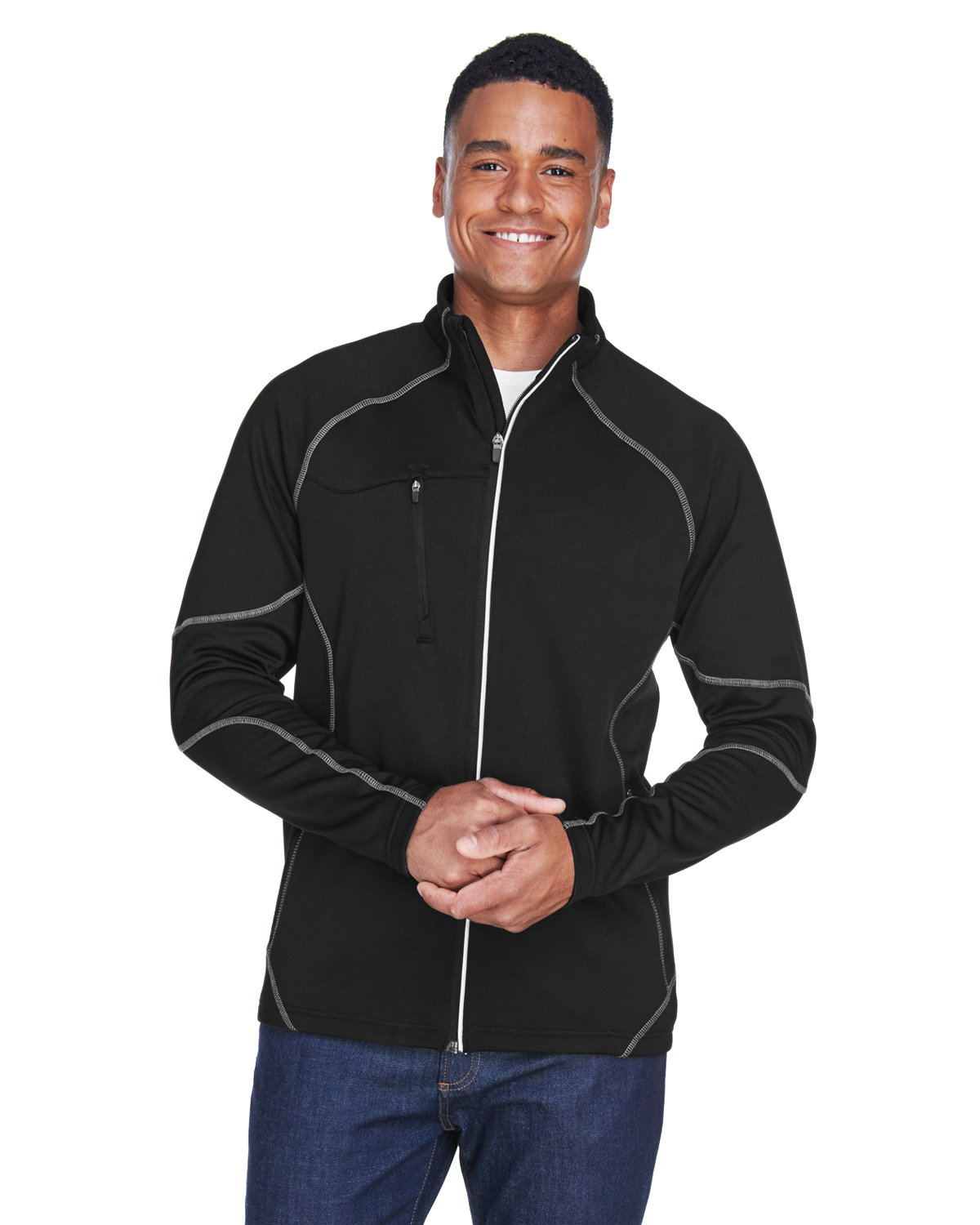 88174 North End Mens Gravity Performance Fleece Jacket
