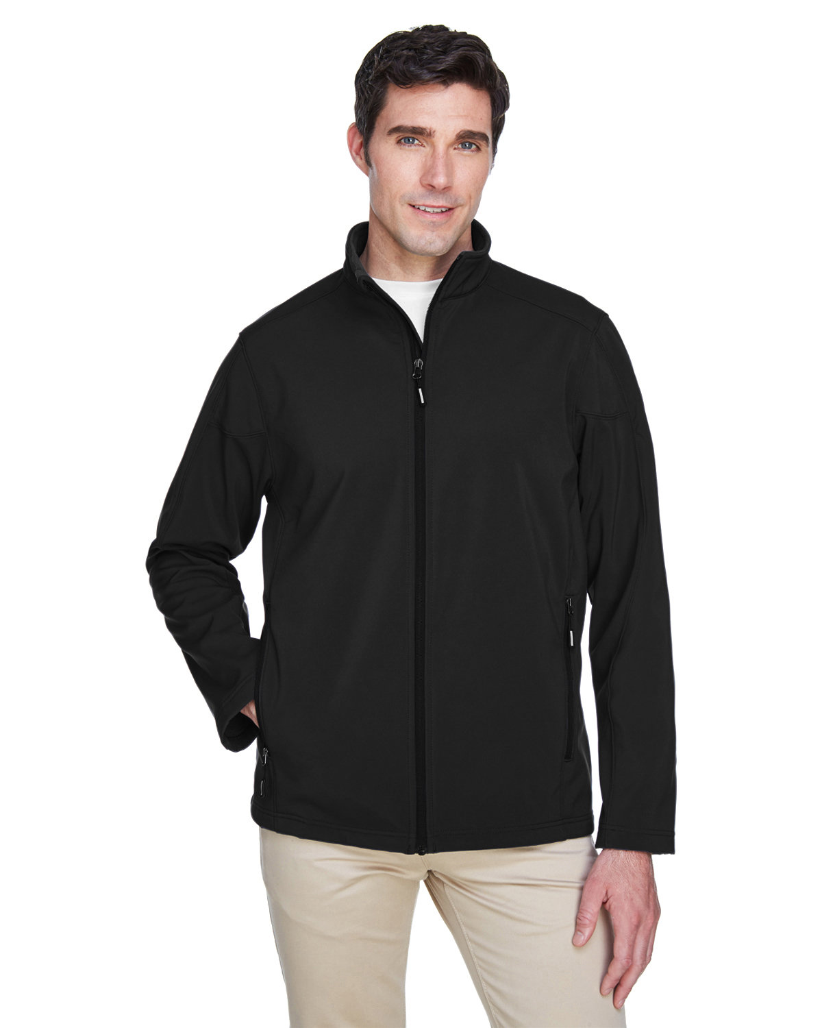 88184 Core 365 Mens Cruise Two-Layer Fleece Bonded Soft Shell Jacket 88184 Core 365 Mens Cruise Two-Layer Fleece Bonded Soft Shell Jacket