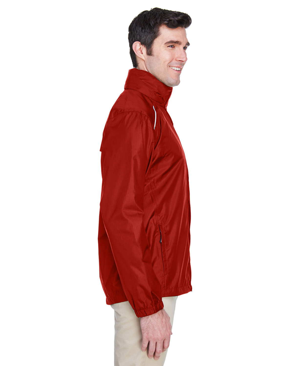 88185 Core 365 Mens Climate Seam-Sealed Lightweight Variegated Ripstop Jacket 88185 Core 365 Mens Climate Seam-Sealed Lightweight Variegated Ripstop Jacket - Siide Image