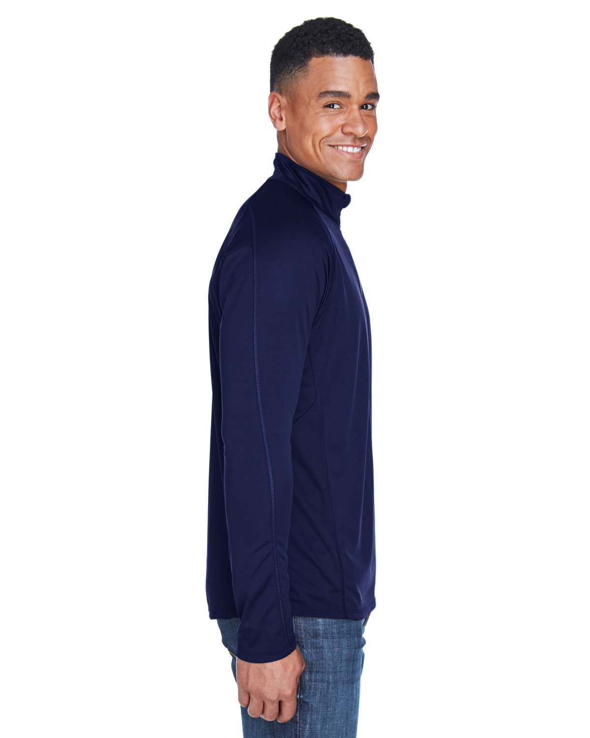 88187 North End Mens Radar Quarter-Zip Performance Long-Sleeve Top - Siide Image