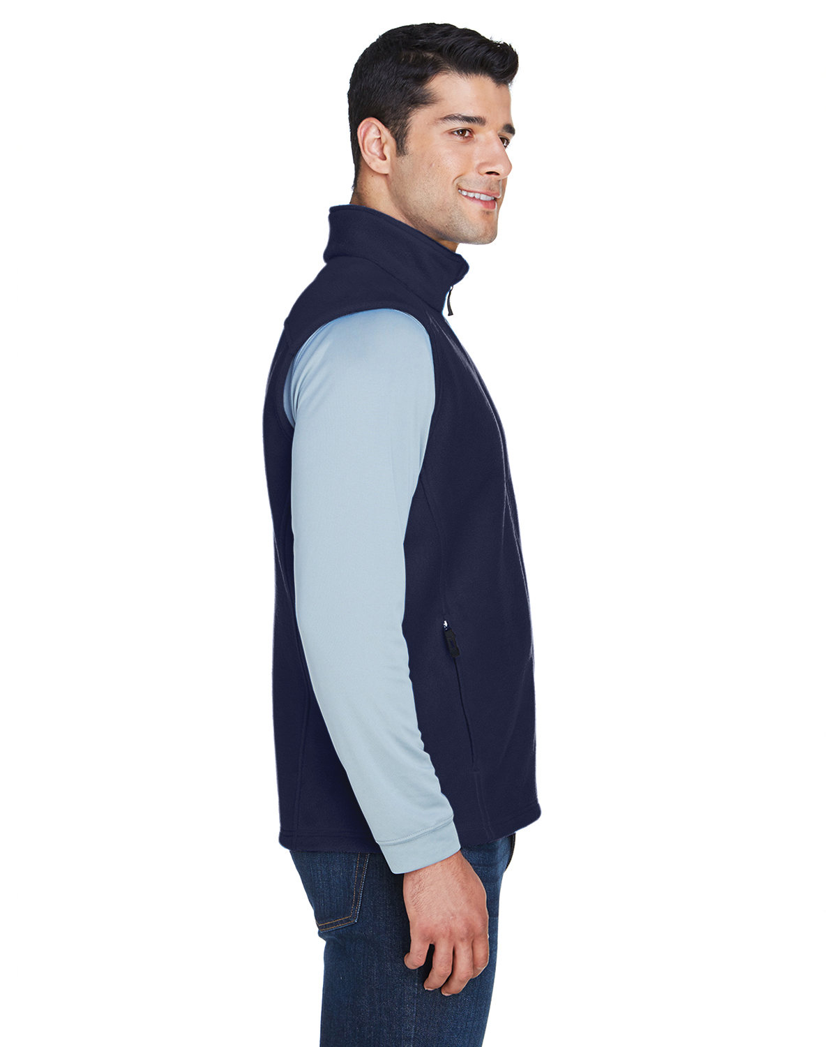88191 Core 365 Mens Journey Fleece Vest - Siide Image