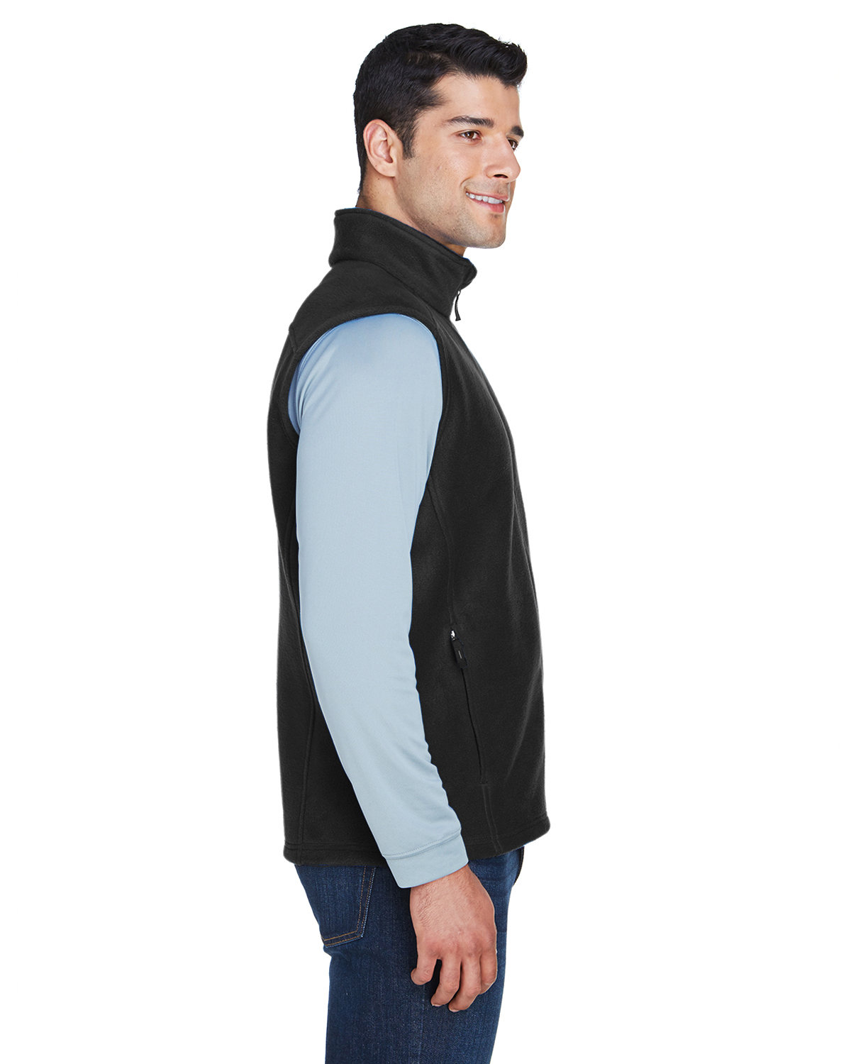 88191T Core 365 Mens Tall Journey Fleece Vest - Siide Image