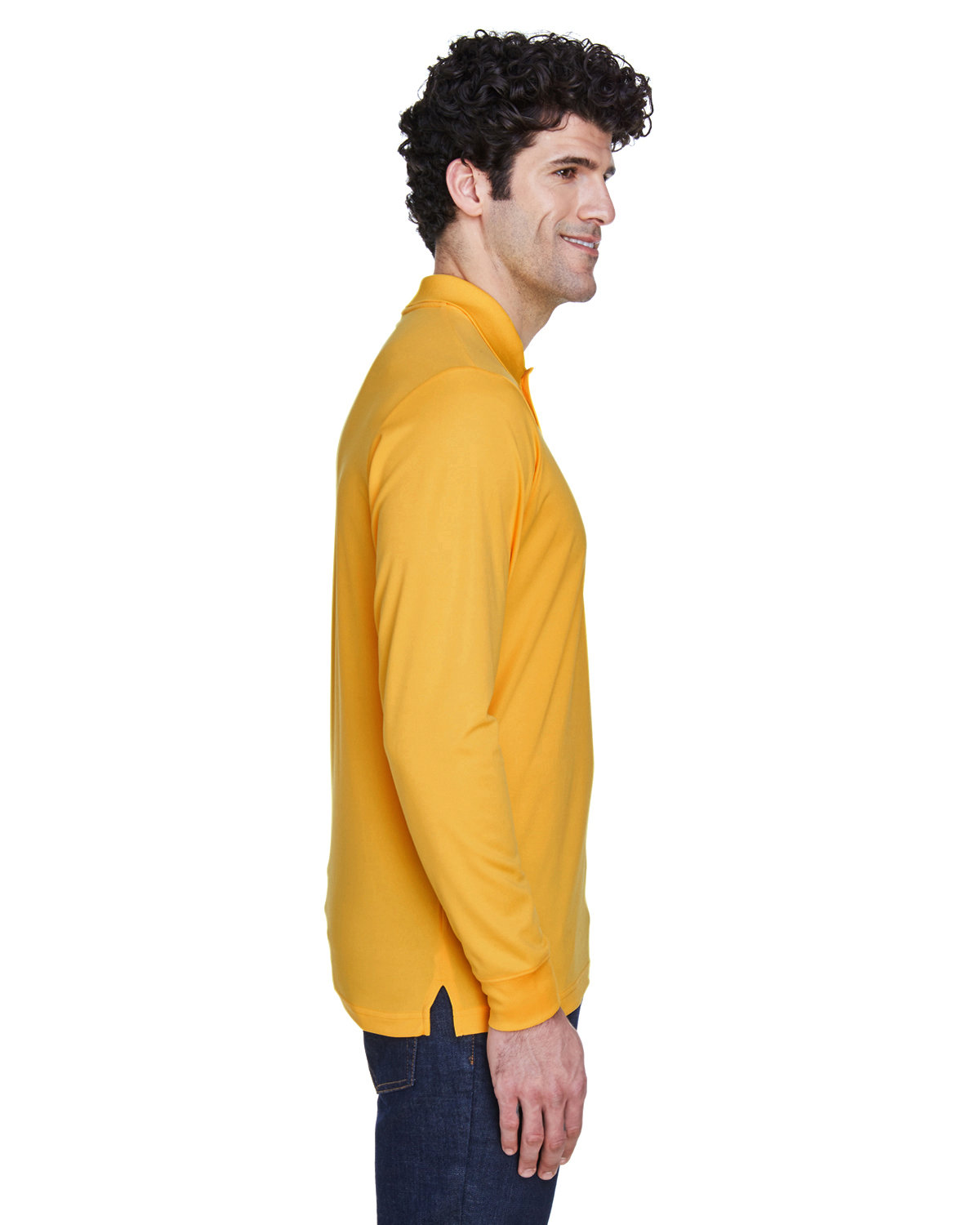 88192 Core 365 Mens Pinnacle Performance Long-Sleeve Piqué Polo - Siide Image