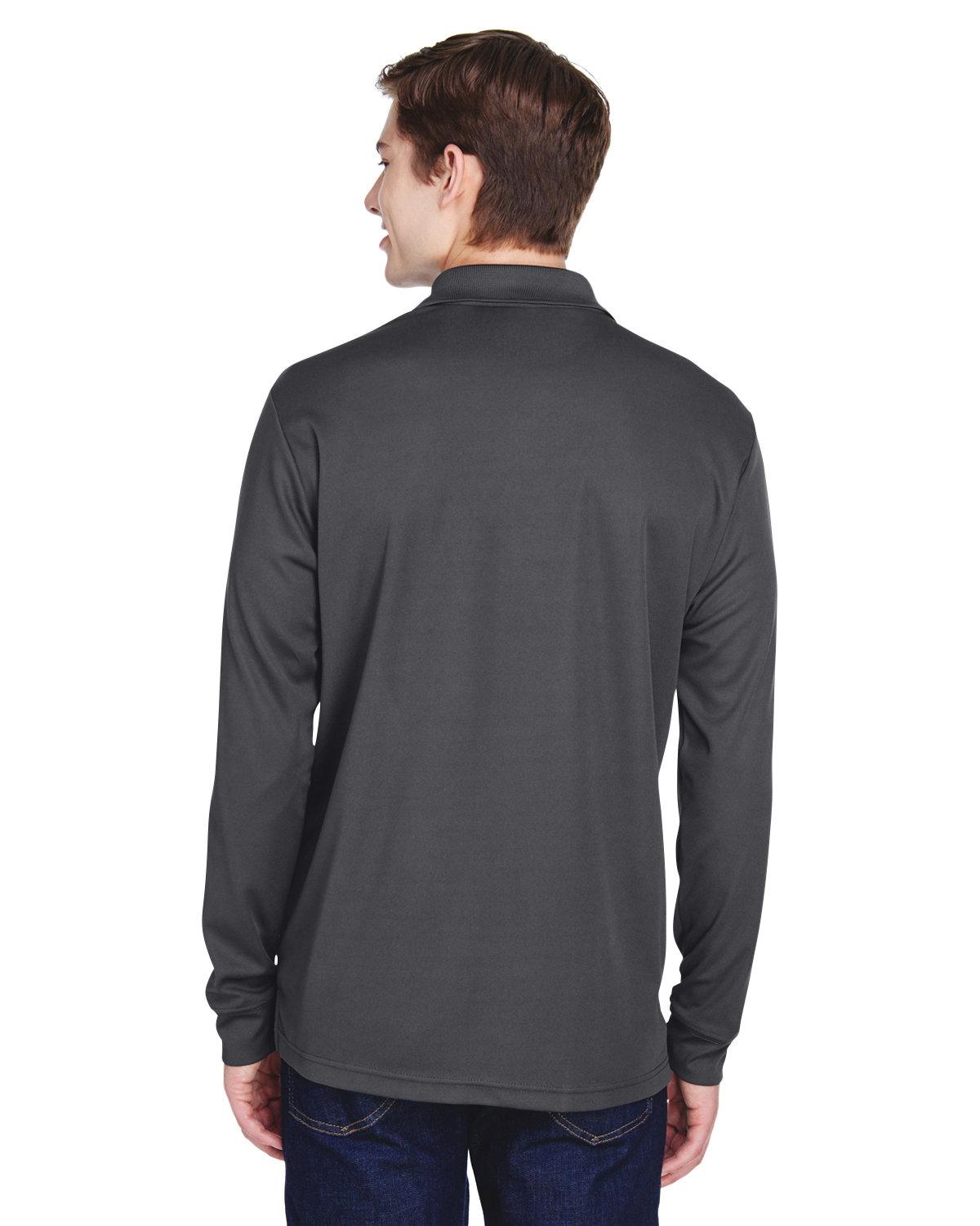 88192P Core 365 Adult Pinnacle Performance Long-Sleeve Piqué Polo with Pocket - Back Image