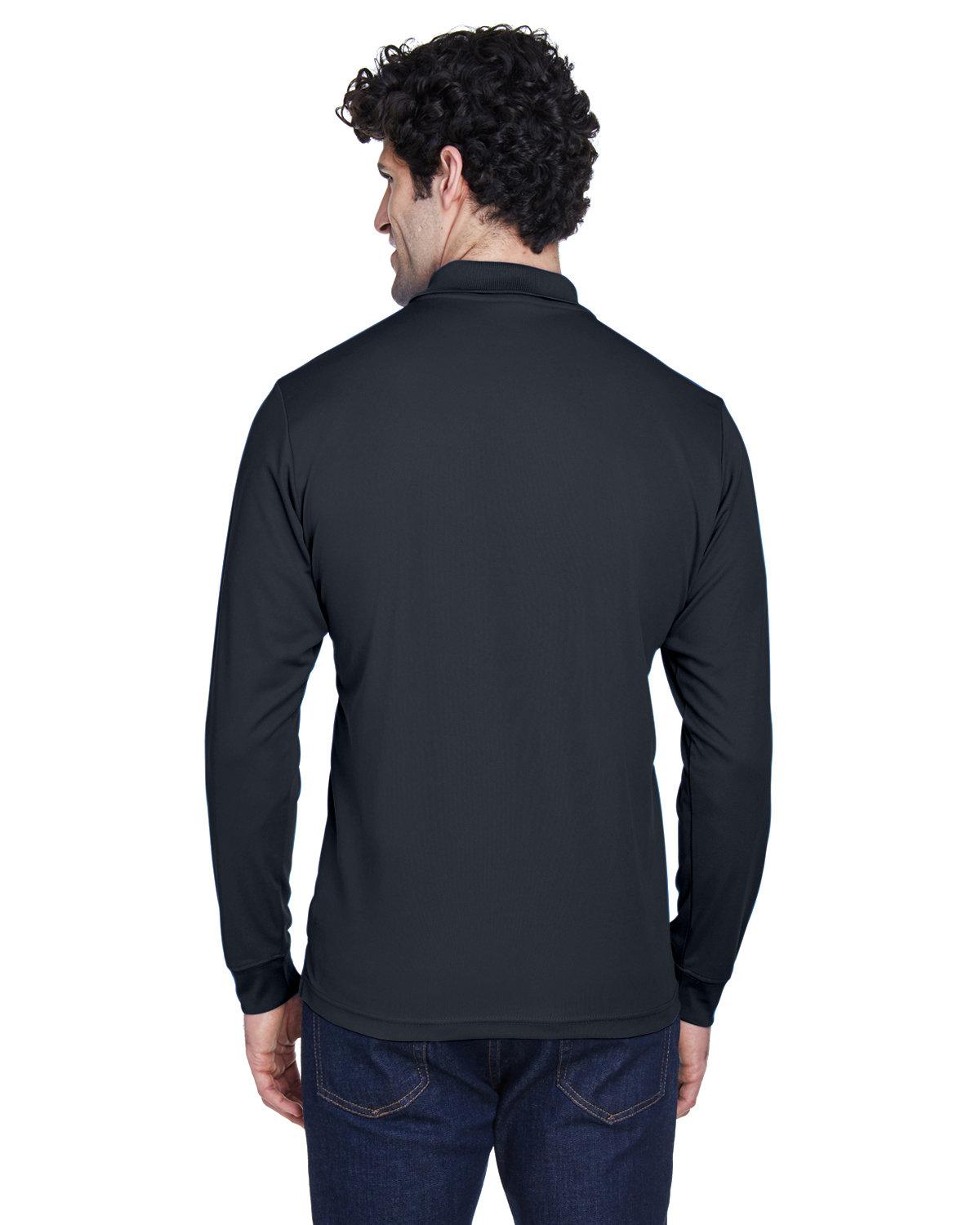 88192T Core 365 Mens Tall Pinnacle Performance Long-Sleeve Piqué Polo - Back Image