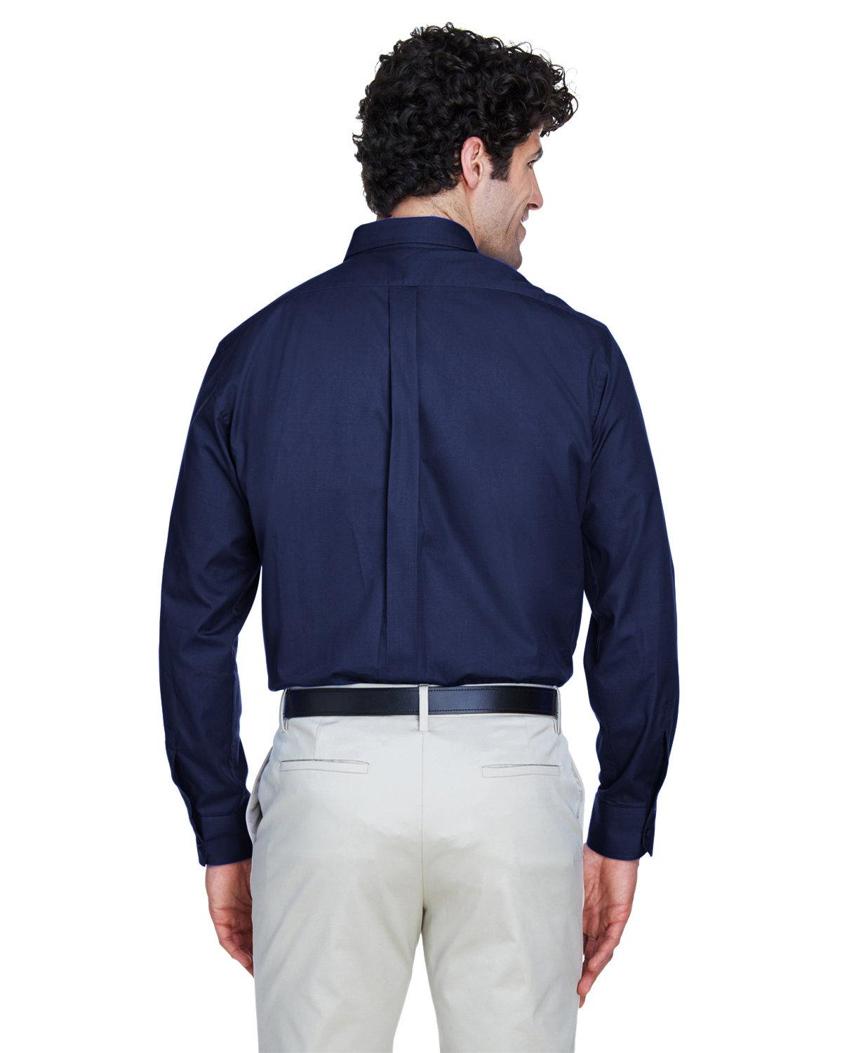 88193T Core 365 Mens Tall Operate Long-Sleeve Twill Shirt - Back Image