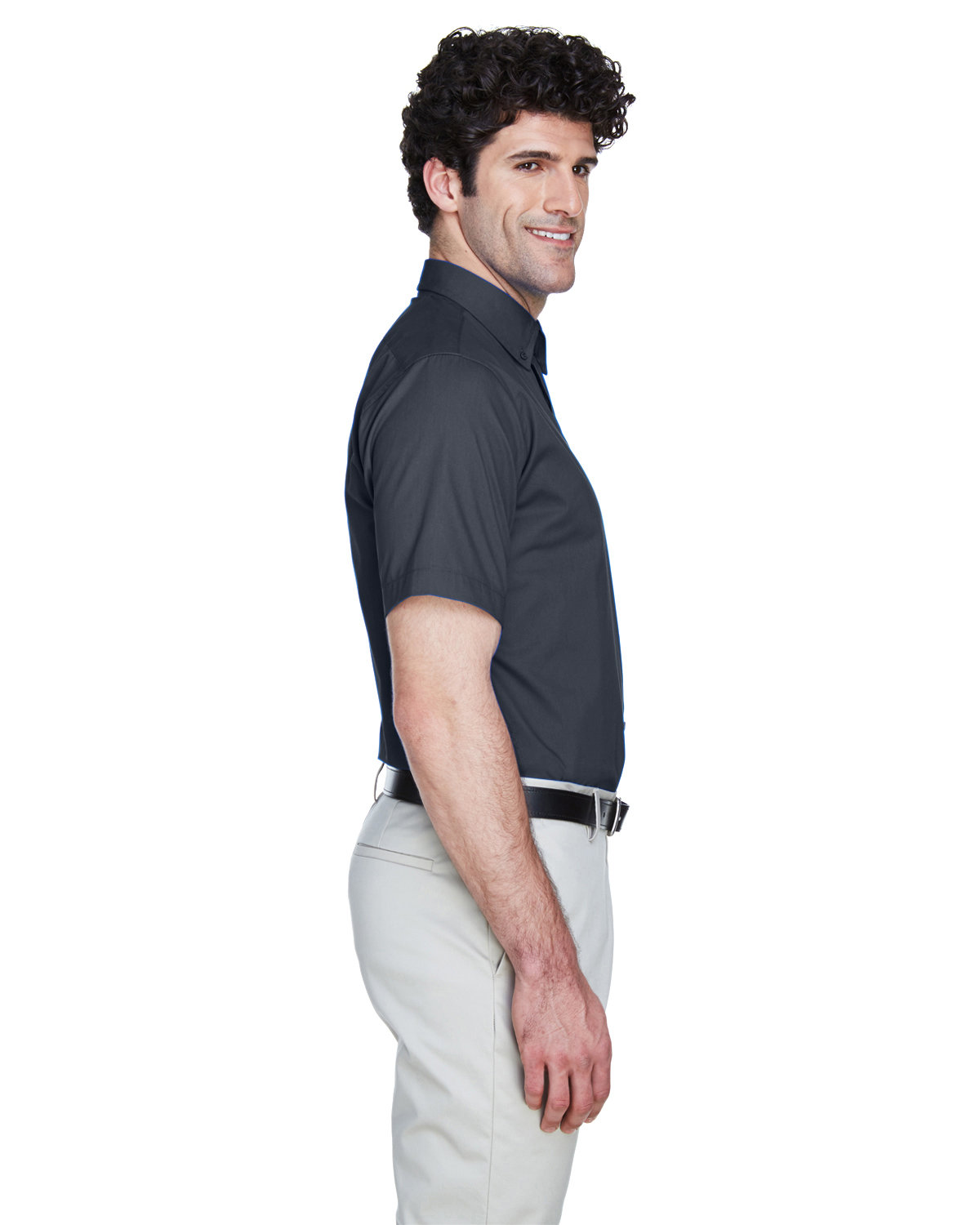 88194 Core 365 Mens Optimum Short-Sleeve Twill Shirt - Siide Image