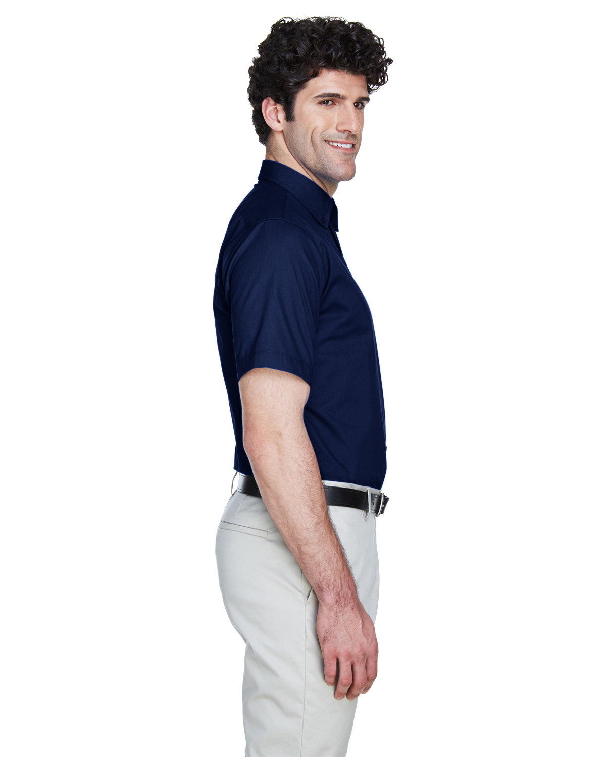88194 Core 365 Mens Optimum Short-Sleeve Twill Shirt - Siide Image