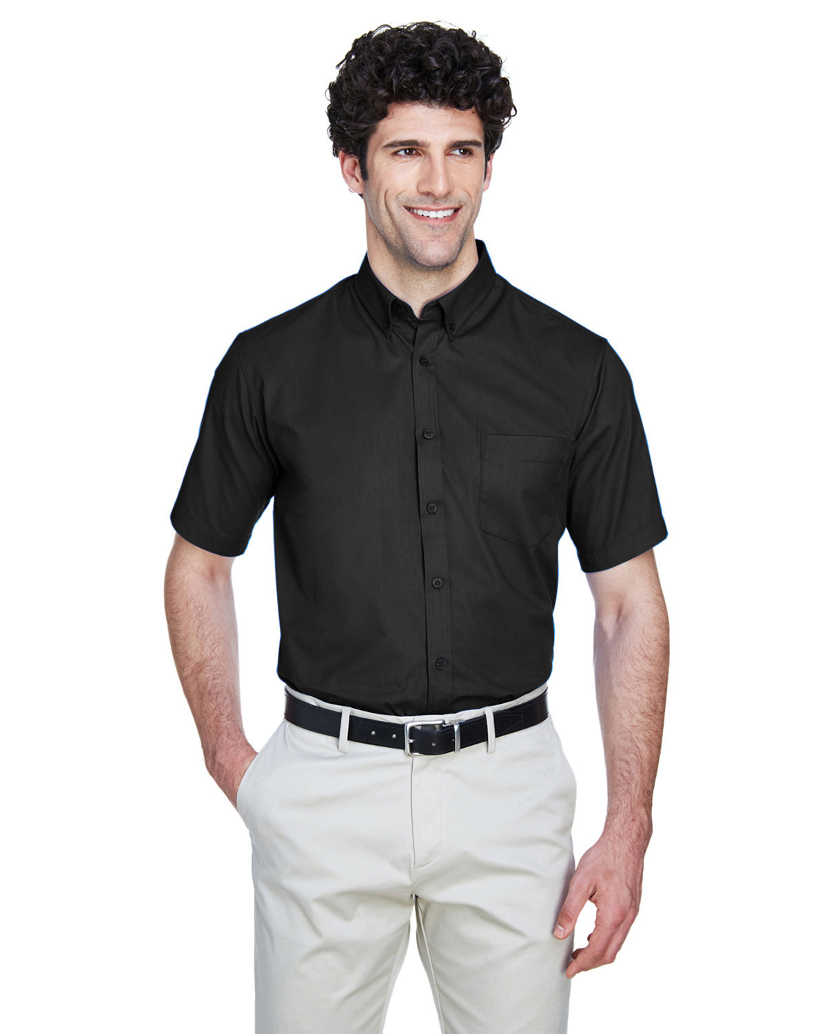 88194T Core 365 Mens Tall Optimum Short-Sleeve Twill Shirt 88194T Core 365 Mens Tall Optimum Short-Sleeve Twill Shirt