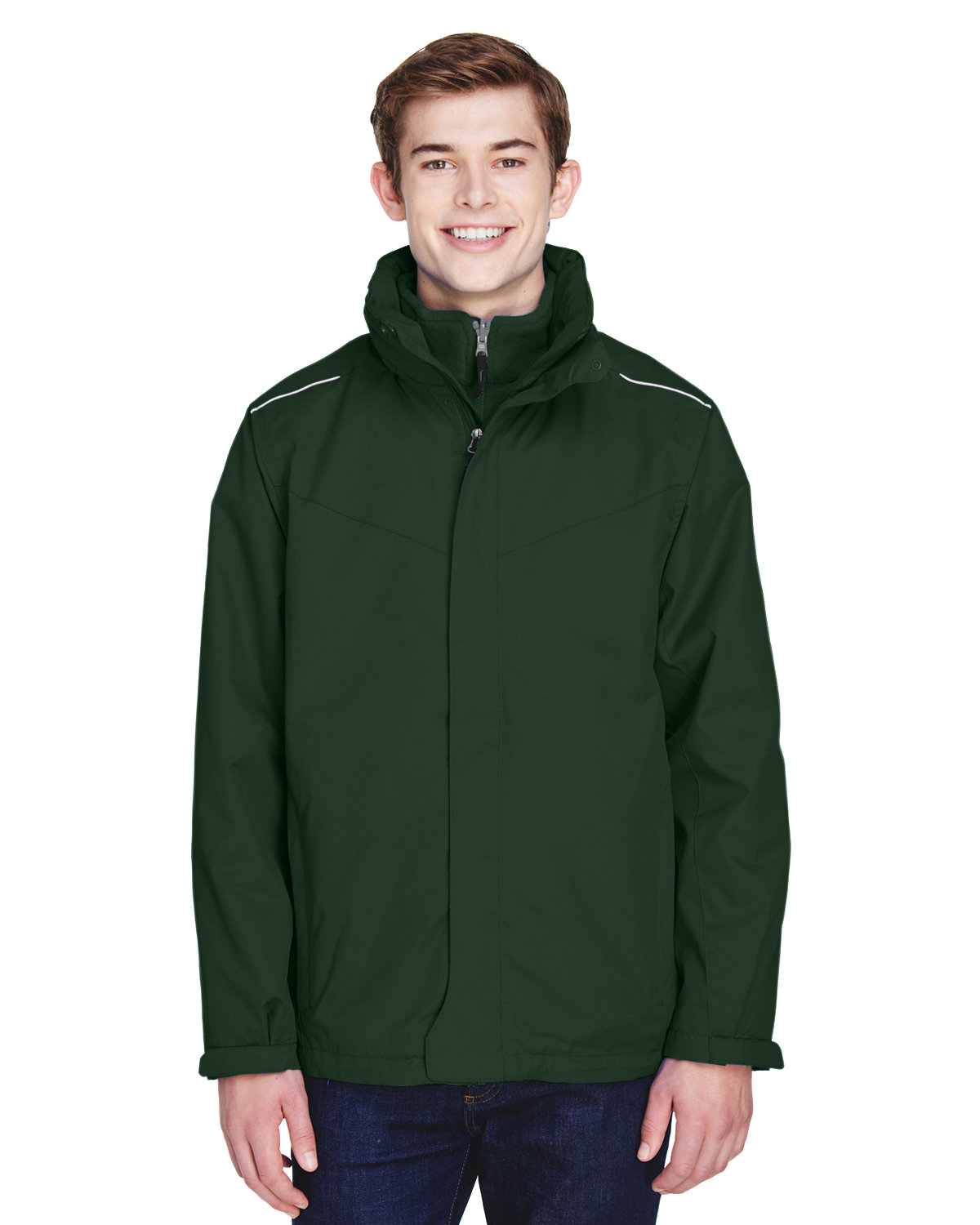 88205 Core 365 Mens Region 3-in-1 Jacket with Fleece Liner 88205 Core 365 Mens Region 3-in-1 Jacket with Fleece Liner