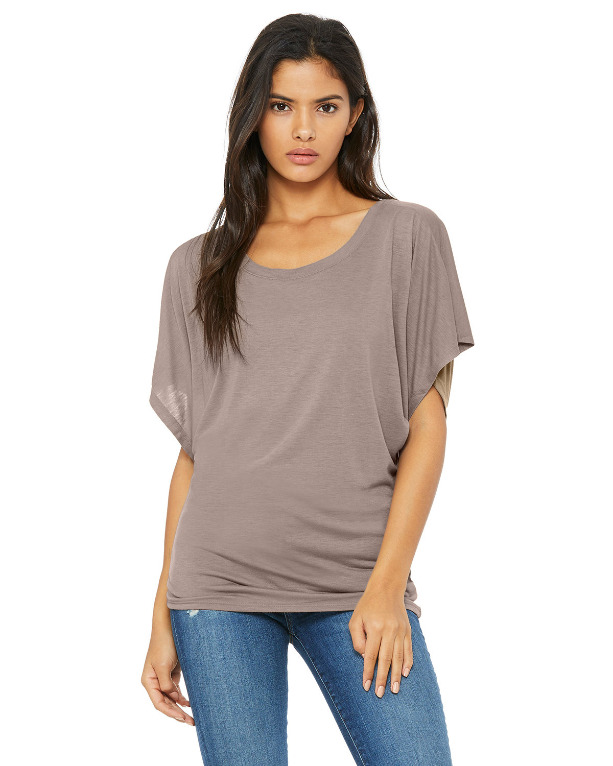 8821 Bella + Canvas Women’s Flowy Draped Dolman Tee