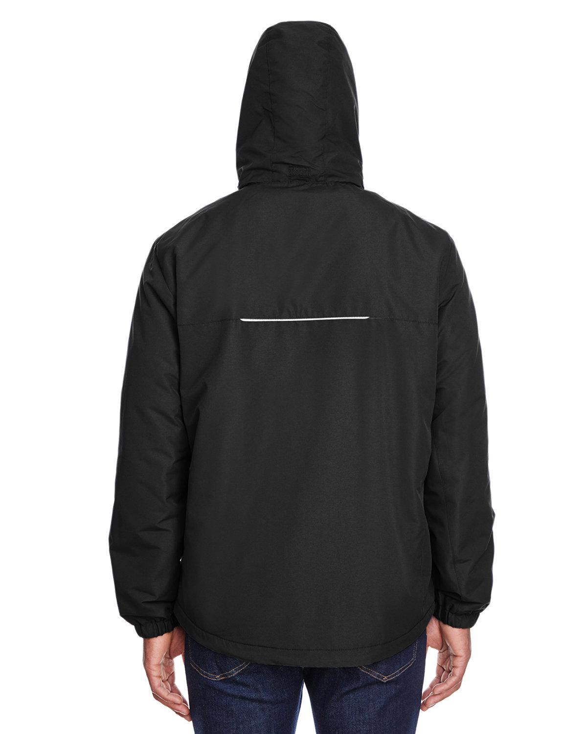 88224 Core 365 Mens Profile Fleece-Lined All-Season Jacket - Back Image