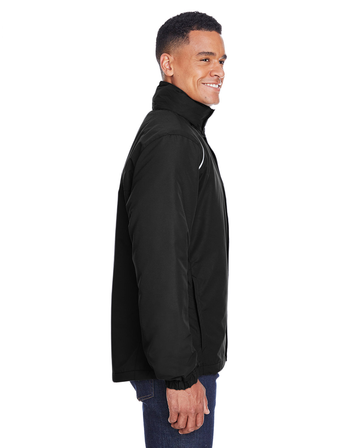 88224 Core 365 Mens Profile Fleece-Lined All-Season Jacket - Siide Image