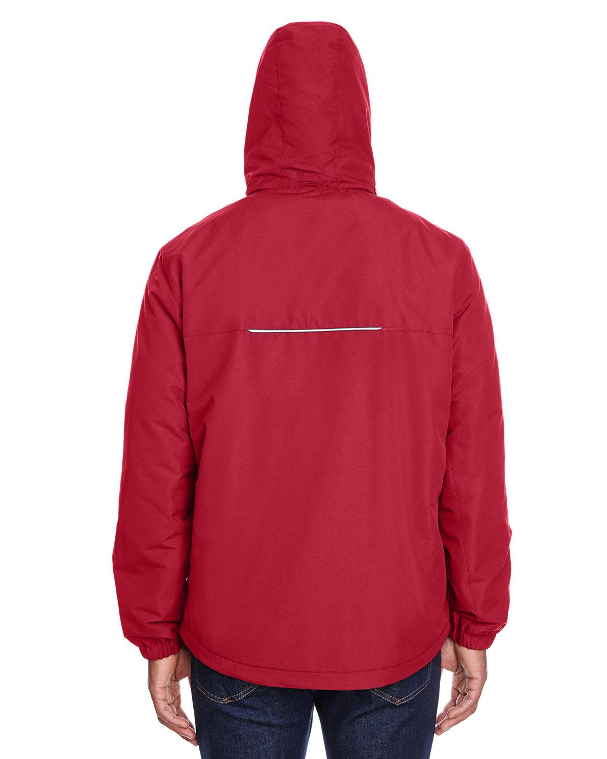 88224 Core 365 Mens Profile Fleece-Lined All-Season Jacket - Back Image