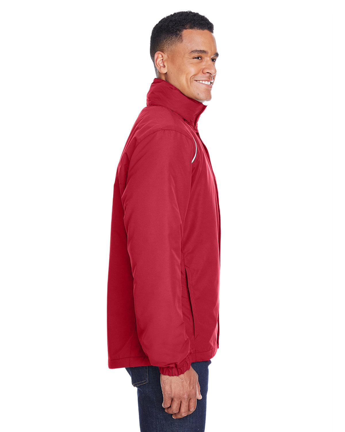 88224 Core 365 Mens Profile Fleece-Lined All-Season Jacket - Siide Image
